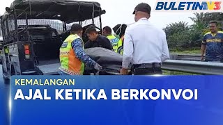 KEMALANGAN | Kegembiraan Berkonvoi Bertukar Tragedi, Seorang Maut Nahas