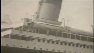 R.M.S Olympic original Video 1920