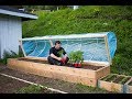 Easy DIY Hinged HOOPHOUSE for Raised Bed