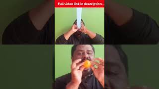 Standup magic balloon swallow magic show #shorts