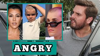 Angry 🛑Scott Disick slaps Kourtney as DNA results confirm Reign is Justin Beiber