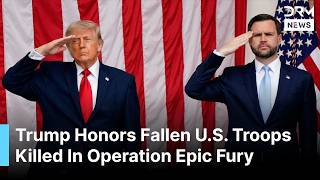 Trump JD Vance Hegseth Honor Fallen U.S. Troops Killed In Operation Epic Fury | DRM News | AC1F