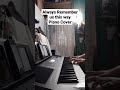 Always Remember us this way by Lady Gaga| Piano Cover Short | #respect #pianocover #shorts