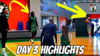 Boston Celtics Training Camp Highlights! DAY 3.... Jrue Holiday \u0026 Jaylen Brown Are DOMINATING