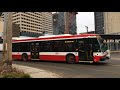 ttc bus action at eglinton station