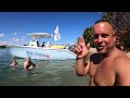 miami sandbar 🌴el mejor paseo en bote es en miami🌴