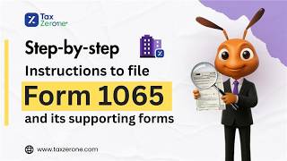 How to File Form 1065: Step-by-Step Instructions using TaxZerone®
