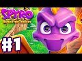 Spyro Reignited Trilogy - Spyro The Dragon - Gameplay Walkthrough Part 1 - Artisans (120%)