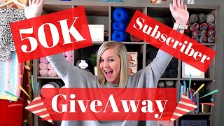 50,000 Subscriber Celebration Giveaway  CLOSED