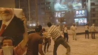 مصادمات بين متظاهرين والشرطة في مصر