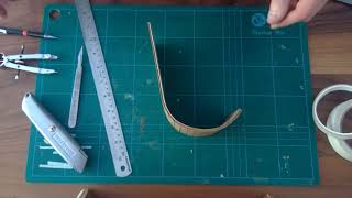 How to Create a Curve on a piece of Cardboard