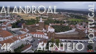 ALANDROAL \\ Alentejo \\ Portugal \\ Aerial view \\ the vertigo effect with Mavic Pro 4K