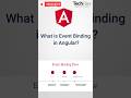 Event Binding in Angular 20 Explained in 60 Seconds | Angular Tutorial for Beginners