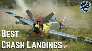 Best Crash Landings Compilation - Realistic Flight Simulator IL-2 Sturmovik Great Battles V7