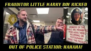 Frauditor Little Marky Boy Kicked out of Harlem Police Station: HAHAHA!