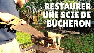 Comment restaurer une scie de bûcheron (passe partout)