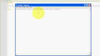 PHP Tutorial - 3 - Echo Tool