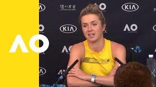 Elina Svitolina press conference S2 | Australian Open 2019
