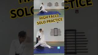 Learning high falls: Solo Practice *8* 飛び受け身:一人稽古*8* #aikido #martialarts #ukemi #aikidolife #budo