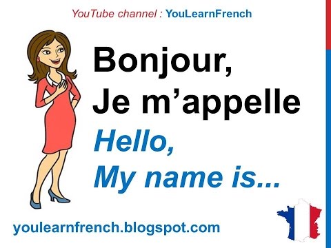 French Lesson 15 INTRODUCE YOURSELF in French Basic conversation Se présenter Presentarse en francés French Lesson 15 INTRODUCE YOURSELF in French Basic conversation Se présenter Presentarse en francés
