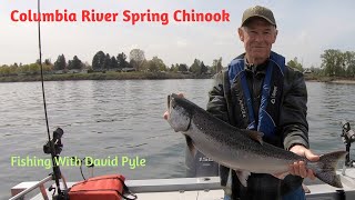 Two Spring Chinook Salmon caught on the Columbia River April 11, 2024.