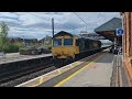 freightliner 66507 passing grantham