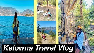 Fun Things To Do In Kelowna with KIDS!| Myra Canyon Adventure Park| Waterfront Park