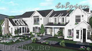 Bloxburg || huge role-play farmhouse speedbuild