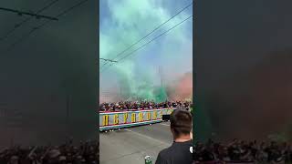 Euro 2020 | Hungarian ultras gathered on the streets of Budapest ahead of the game vs France