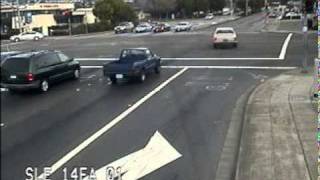 Redflex Red Light Camera Video from Fairmont Dr. in San Leandro