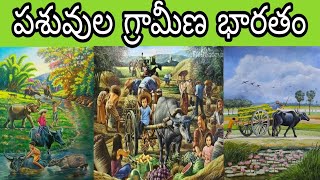 పశువుల గ్రామీణ భారతం|| Domestic animals role in village development