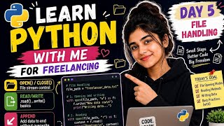 Python File Handling Tutorial | Day 5 Guide to Automating Data Tasks 🚀