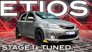 STAGE 1+ TUNED TOYOTA ETIOS LIVA | 30% BHP GAIN | MODIFIED WHEELZ