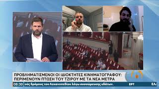 Προβληματισμένοι οι ιδιοκτήτες κινηματογράφων - Δύσκολη χρονιά και για τα θέατρα | 24/11/21 | ΕΡΤ