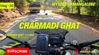 MYSORE TO MANGALORE BIKE RIDE VIA CHARMADI GHAT |  Vlog - 20 | Moto Vlog | VWA