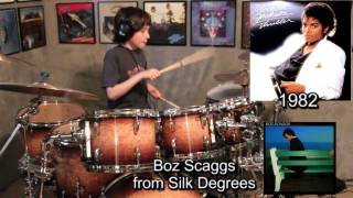 Jeff Porcaro Drum Tribute by 10-Year-Old Chase Edwards Beaudin - TOTO \u0026 Boz Scaggs