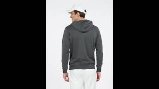 Hooded Neck Solid Sweatshirt