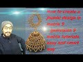 how to create a jhumki design in matrix 9 gemvision tutorial/how to make gemvision design matrix 9