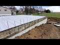 litedeck with conventional uninsulated perimeter form walls