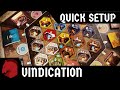 Vindication Board Game | Setup in 5 Minutes