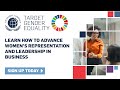 Information session for the 2024 Target Gender Equality Accelerator