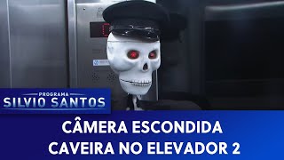 Caveira no Elevador 2 - Skeleton in a Elevator Prank 2 | Câmeras Escondidas (05/