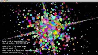 Particles on openFrameworks