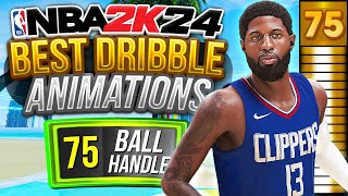 Best Dribble Moves Tutorial on NBA 2K24 for Builds with 75 Ball Handle