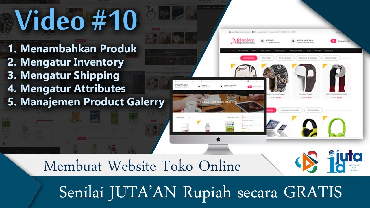 #10 Tutorial Membuat Website Toko Online Professional (eCommerce ...