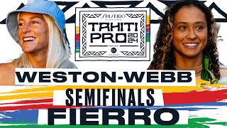 All-Time Heat! Tati Weston-Webb vs Vahine Fierro | SHISEIDO Tahiti Pro pres by O