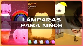 ✔ 7 Nuevas Lámparas Inteligentes Para Niños / Lámparas Led con Dibujos Animados Para Dormitorio