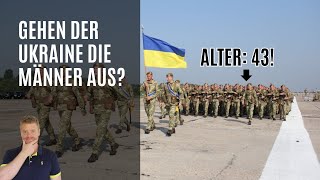 Durchschnittsalter 43:  Gehen der Ukraine die Soldaten aus?