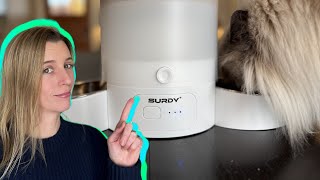 Unboxing the Surdy Dual Cat 5G WiFi Automatic Feeder