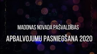 Madonas novada pašvaldības apbalvojumu pasniegšana 2020